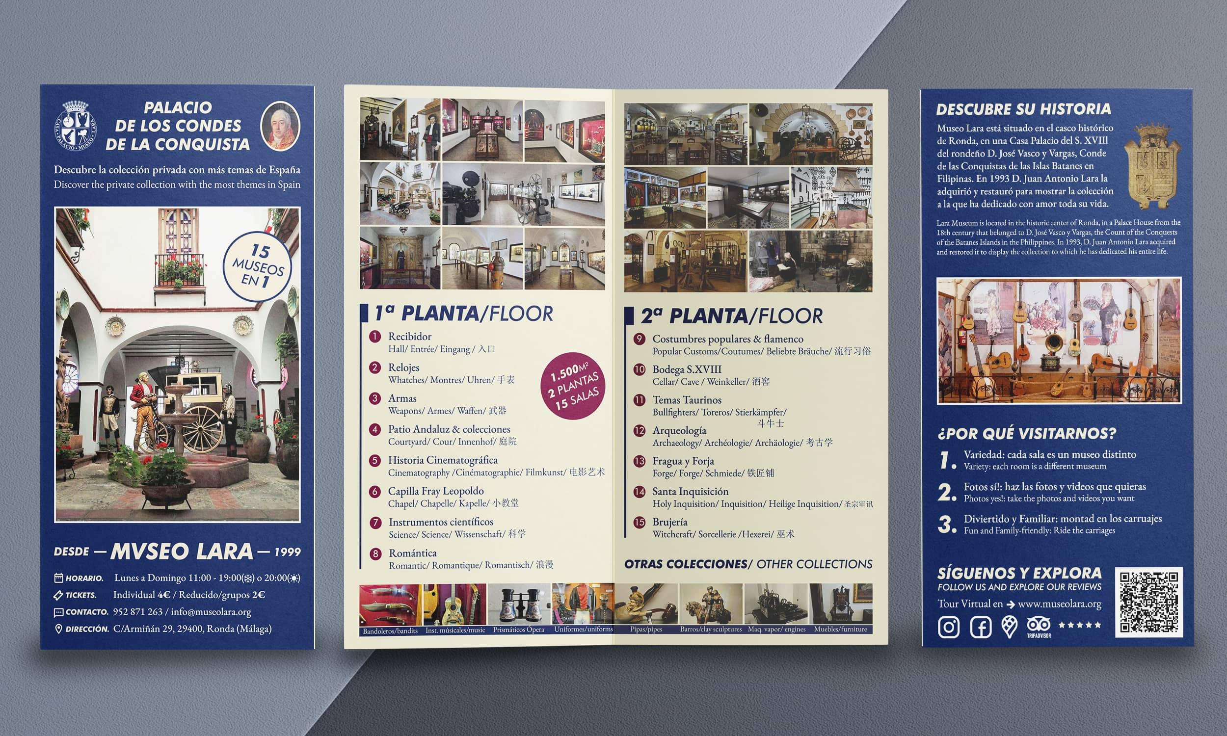 Folleto Museo Lara