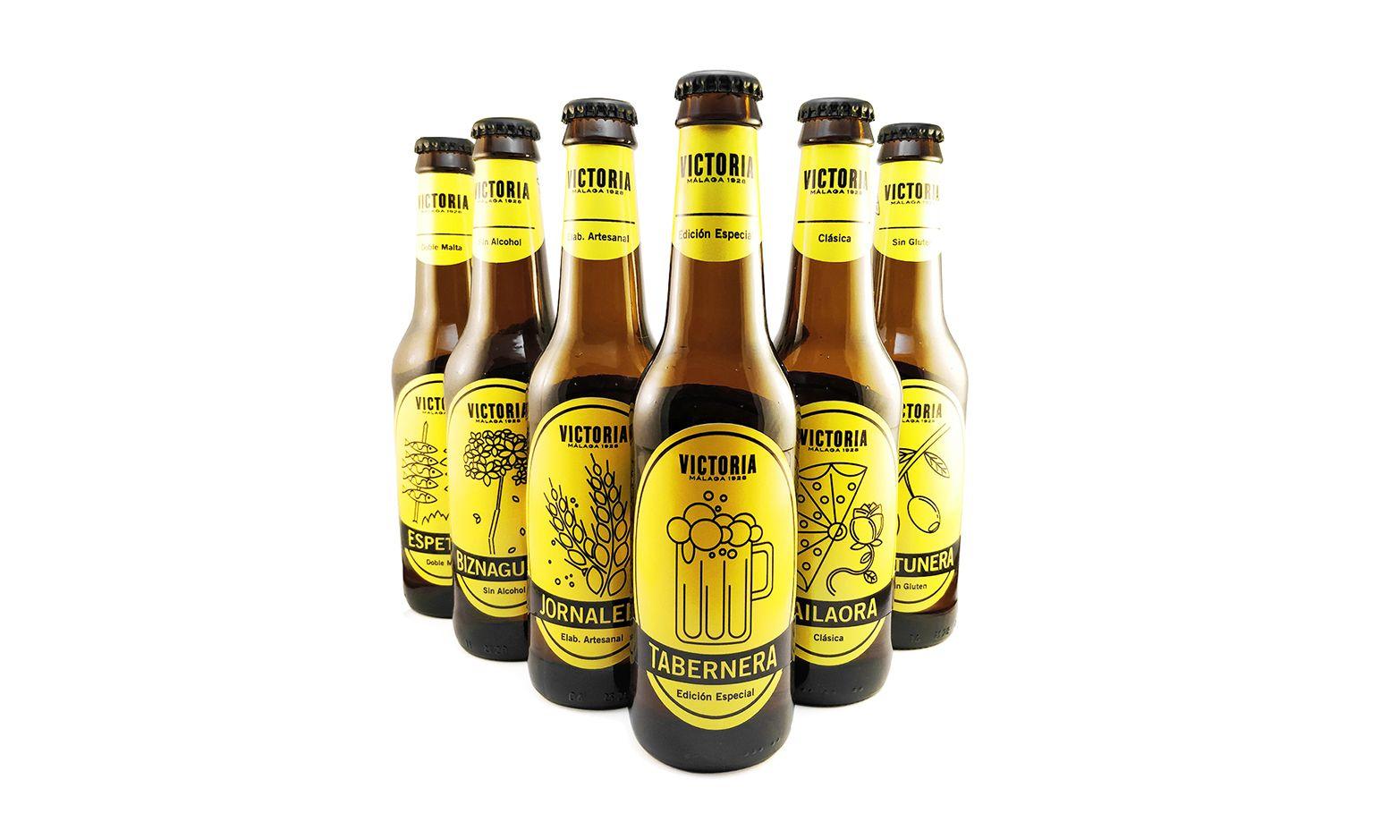 Cerveza Victoria - Packaging y etiquetas 